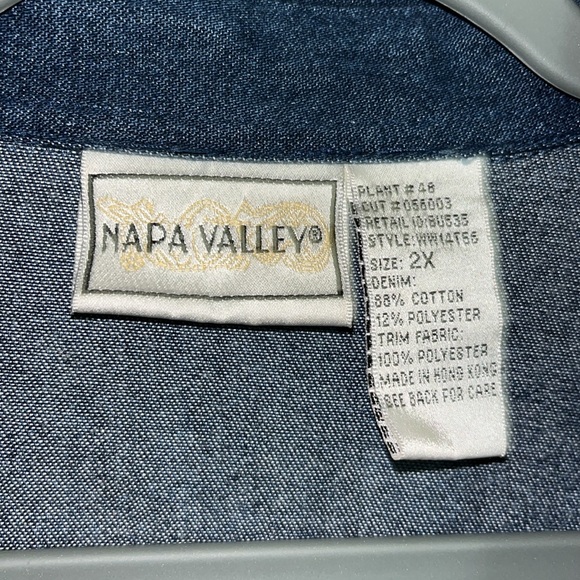 Napa Valley button down shirt in size 2X - Picture 3 of 3